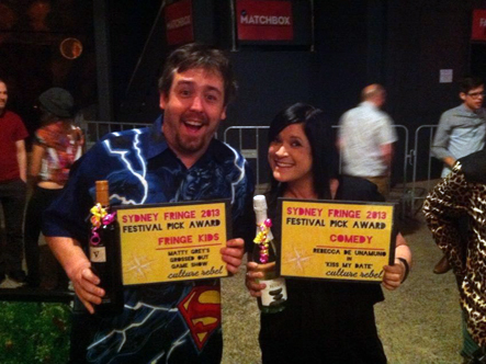 Winning Best Kids Show at Sydney Fringe Festival 2013