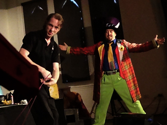 Matt has his robot delivered to him